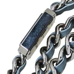 مملوكة مسبقًا Chanel Mother of Pearl Stainless Steel Leather H4327 Première Rock Quartz Women's Wristwatch 16 MM