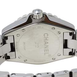 Pre Owned Chanel Grey Titanium & Ceramic J12 H2979 Automatic Women's Wristwatch 38 mm