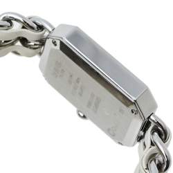 مملوكة مسبقًا Chanel Mother of Pearl Stainless Steel Leather Premiere H1639 Women's Wristwatch 26mm x 20mm