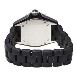 Pre Owned Chanel Black Ceramic Rubber J12 Women's Wristwatch 38 mm