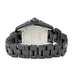 Chanel Black Stainless Steel J12 GMT H3101 Automatic Unisex Wristwatch 42 mm