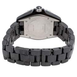 Pre Owned Chanel Black Ceramic J12 H1626 Women's Wristwatch 38 mm