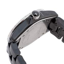 Pre Owned Chanel Black Ceramic J12 H1626 Women's Wristwatch 38 mm