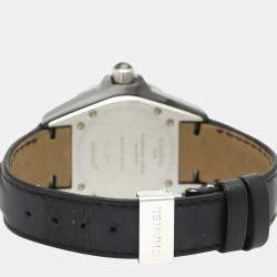 مملوكة مسبقًا Chanel Black Ceramic And Stainless Steel J12 H0680 Quartz Women's Wristwatch 33 mm