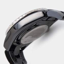 Pre Owned Chanel Black Ceramic J12 Electro Limited Edition H7121 Women's Wristwatch 33 mm 