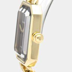 Chanel Black 18k Yellow Gold Premiere H0003 Quartz Women's Wristwatch 20 mm