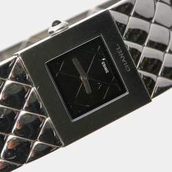 Chanel Black Stainless Steel Metalasse H0009 Women's Wristwatch 19 mm