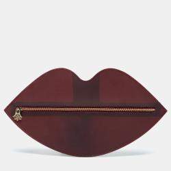 مملوكة مسبقًا حقيبة كلتش شارلوت أوليمبيا PVC بوردوه