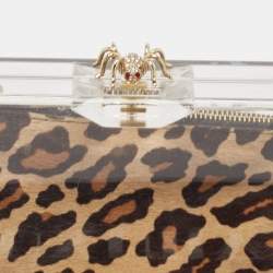 Charlotte Olympia Clear Perspex Pandora Spider Clutch