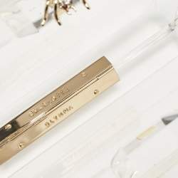 Pre Owned Charlotte Olympia Clear Perspex Pandora Spider Clutch