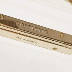 Pre Owned Charlotte Olympia Clear Perspex Pandora Clutch
