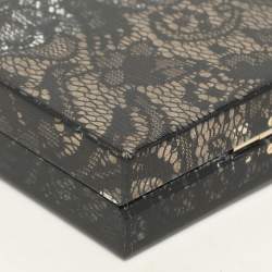 Charlotte Olympia Black Halloween Lace And Perspex Spider Box Clutch