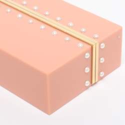 Pre Owned Charlotte Olympia Pink Acrylic Barbie World Clutch