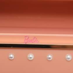 Pre Owned Charlotte Olympia Pink Acrylic Barbie World Clutch