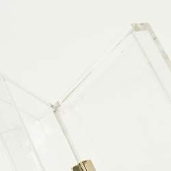Pre Owned Charlotte Olympia Clear Perspex Spider Pandora Box Clutch