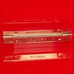 Pre Owned Charlotte Olympia Kitty Red Perspex Clutch