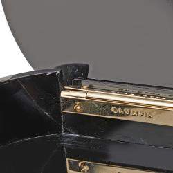 Pre Owned Charlotte Olympia Black/Pink Perspex Such a Tease Tassel Clutch