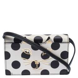 Black Studded Feline Sling Bag, CHARLES & KEITH