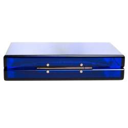 مملوكة مسبقًا Charlotte Olympia Blue Perspex Pandora Classic Box Clutch