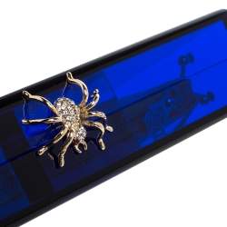 مملوكة مسبقًا Charlotte Olympia Blue Perspex Pandora Classic Box Clutch