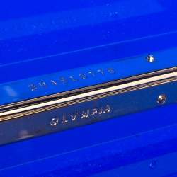 مملوكة مسبقًا Charlotte Olympia Blue Perspex Pandora Classic Box Clutch