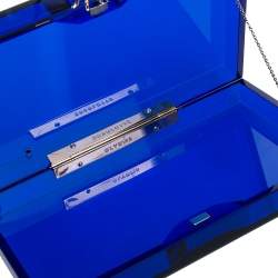 مملوكة مسبقًا Charlotte Olympia Blue Perspex Pandora Classic Box Clutch