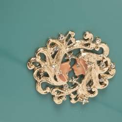 Pre Owned Charlotte Olympia Sea Green Zodiac Pandora Gemini Clutch