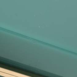 Pre Owned Charlotte Olympia Sea Green Zodiac Pandora Gemini Clutch