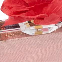 Pre Owned Charlotte Olympia Clear Perspex Pandora Box Clutch