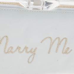 مملوكة مسبقًا Charlotte Olympia Clear Perspex Pandora Classic Box Clutch