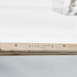 مملوكة مسبقًا Charlotte Olympia Clear Perspex Pandora Classic Box Clutch