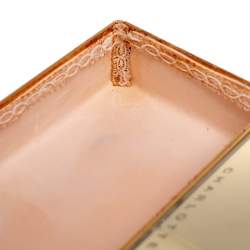 Pre Owned Charlotte Olympia Gold Metal Clutch