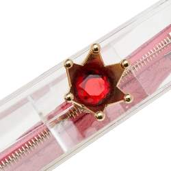 Charlotte Olympia Clear Perspex Pandora Classic Box Clutch