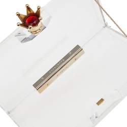 Charlotte Olympia Clear Perspex Pandora Classic Box Clutch