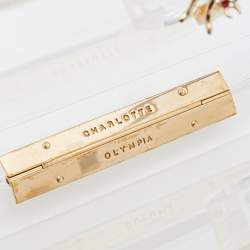 Pre Owned Charlotte Olympia Clear Perspex Pandora Classic Box Clutch