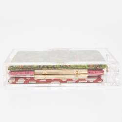 Charlotte Olympia Clear Perspex Pandora Royal Box Clutch