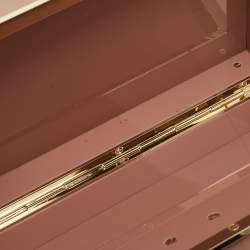 Pre Owned Charlotte Olympia Lilac Perspex Virgo Zodiac Pandora Box Clutch