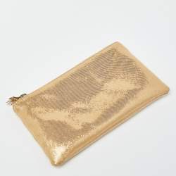 Pre Owned Charlotte Olympia Peach Perspex Cancer Zodiac Pandora Box Clutch