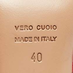 Pre Owned Charlotte Olympia Pink/Transparent PVC and Suede Montana Pumps Size 40