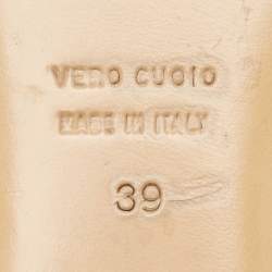 Pre Owned Charlotte Olympia Pink Calf Hair Knot A Kitty Ballet Flats Size 39