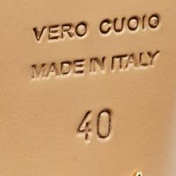 Pre Owned Charlotte Olympia Gold Canvas and Glitter Embellished Ankle Strap Sandals Size 40