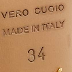 Pre Owned Charlotte Olympia Silver Leather Lasercut Crisscross Ankle Strap Sandals Size 34