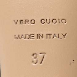 Pre Owned Charlotte Olympia Black Suede Gold Sculptured Heel Objets D'Art Platform Pumps Size 37