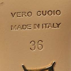 Pre Owned Charlotte Olympia White Snakeskin Embossed Leather Izzy Gone Wild Peep Toe Pumps Size 36