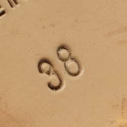 Pre Owned Charlotte Olympia Black Velvet Stud Embellished Ankle Length Boots Size 38