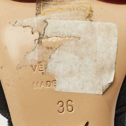 مملوكة مسبقًا صندل شارلوت أوليمبيا سويدي وريش نعام أسود مقاس 36