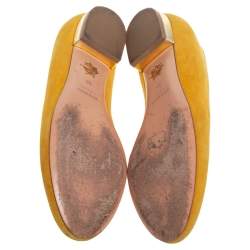 Charlotte Olympia  Yellow Suede Sagittarius  Loafers  Size 36