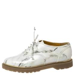 Charlotte Olympia Grey Leather Stephania Oxford Size 38