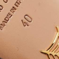 Pre Owned حذاء كعب عالي شارلوت أوليمبيا مونرو سويي أزرق مقدمة مدببة مقاس 40