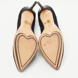 Charlotte Olympia Black Lace Debbie Platform Pumps Size 39